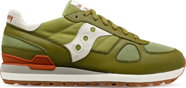 Saucony Men Shadow Original Olive/White 0066X257