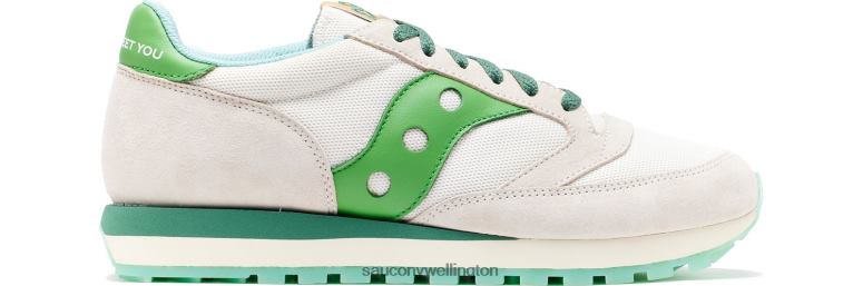 Saucony Men Shamrock Jazz 81 White/Green 0066X241