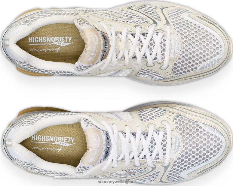 Saucony X Men Highsnobiety ProGrid Triumph 4 Cream White 0066X289