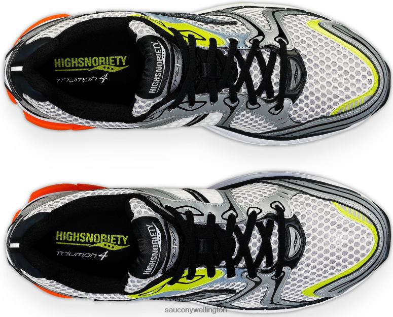 Saucony X Men Highsnobiety ProGrid Triumph 4 Silver Multi 0066X290