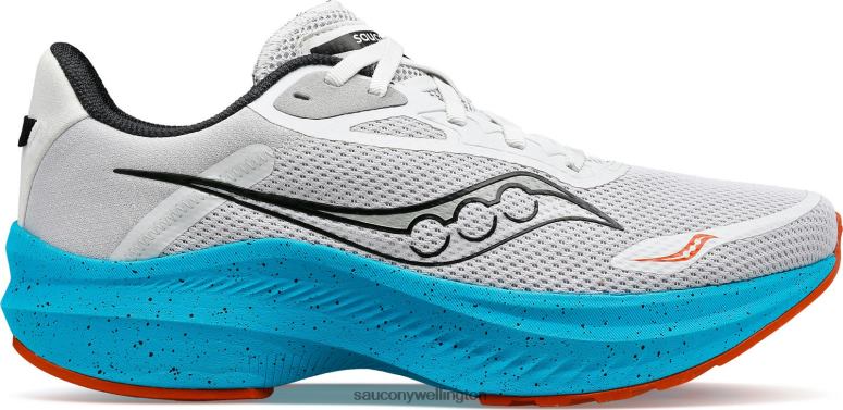 Saucony Men Axon 3 Fog/Agave 0066X73
