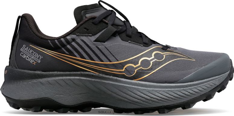 Saucony Men Endorphin Edge Black/Goldstruck 0066X37