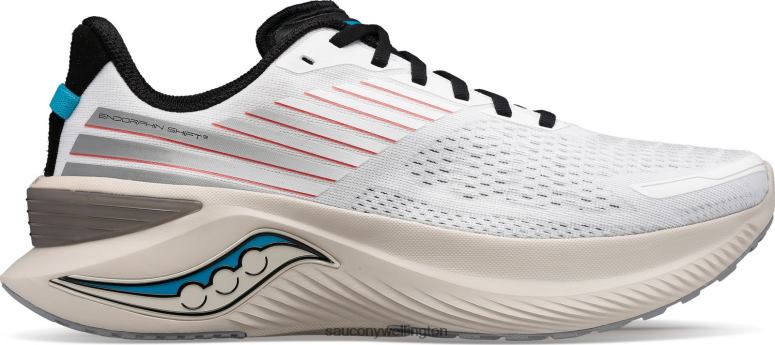 Saucony Men Endorphin Shift 3 White/Sand 0066X83