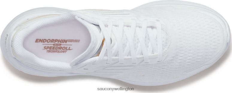 Saucony Men Endorphin Shift 3 Wide White/Gum 0066X133