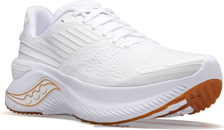 Saucony Men Endorphin Shift 3 Wide White/Gum 0066X133