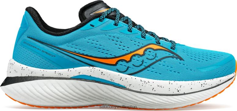 Saucony Men Endorphin Speed 3 Agave/Black 0066X56