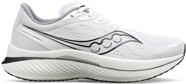 Saucony Men Endorphin Speed 3 White/Black 0066X64