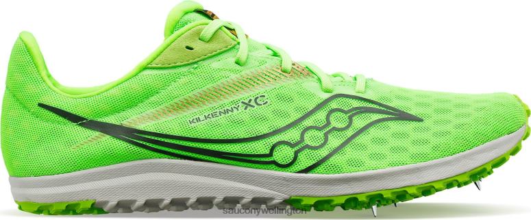 Saucony Men Kilkenny XC9 Flat Slime 0066X131