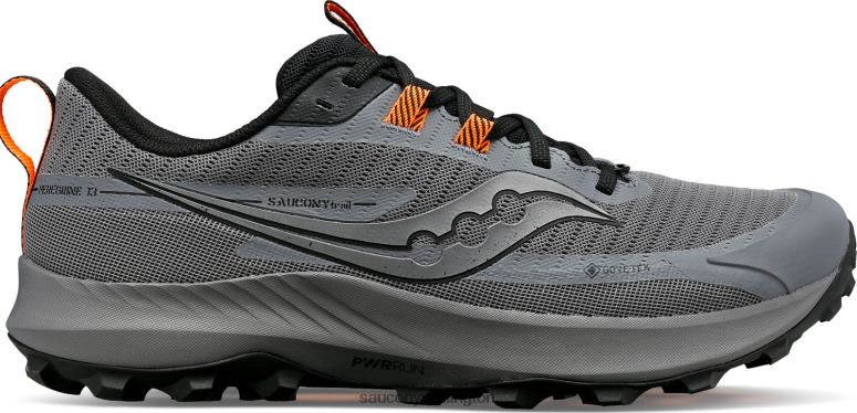 Saucony Men Peregrine 13 GTX Gravel/Black 0066X111