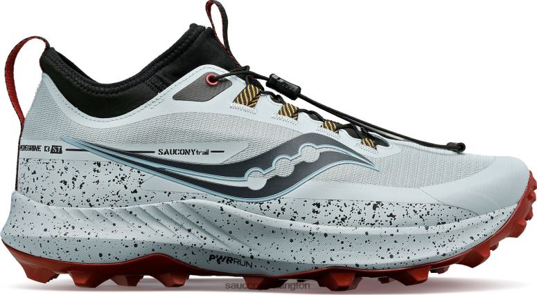 Saucony Men Peregrine 13 ST Vapor/Black 0066X135