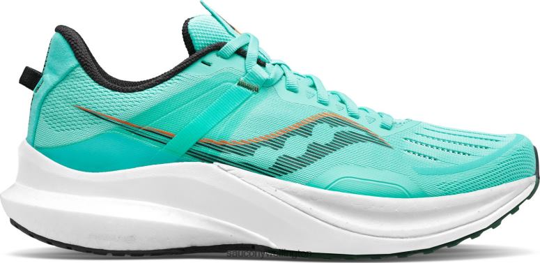 Saucony Men Tempus Cool Mint/Zest 0066X21