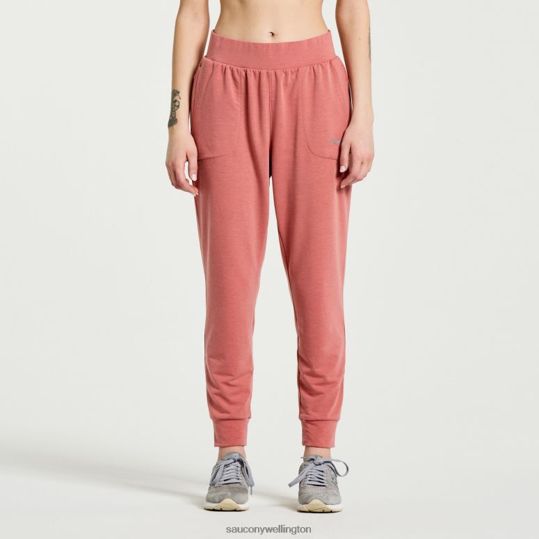 Saucony Women Boston Pant Soot Heather 0066X827