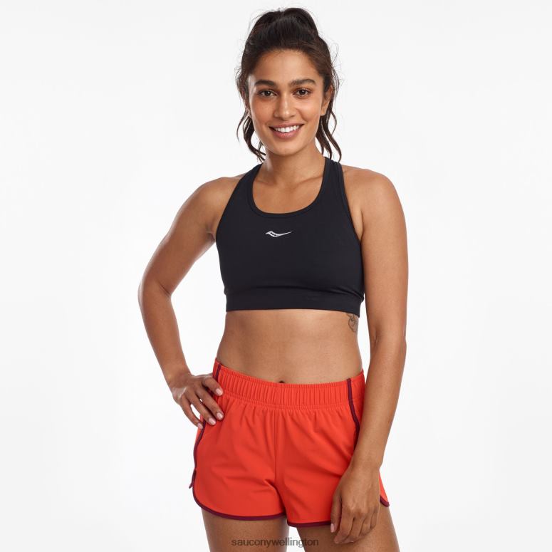 Saucony Women Skyrocket Bra Black 0066X805