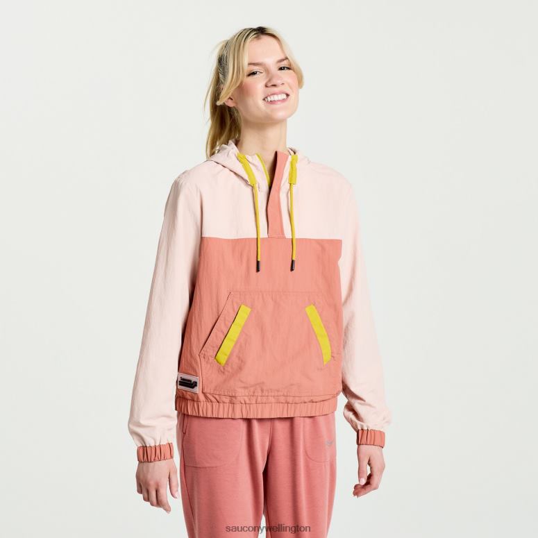 Saucony Women Rested Anorak Sepia Rose 0066X712