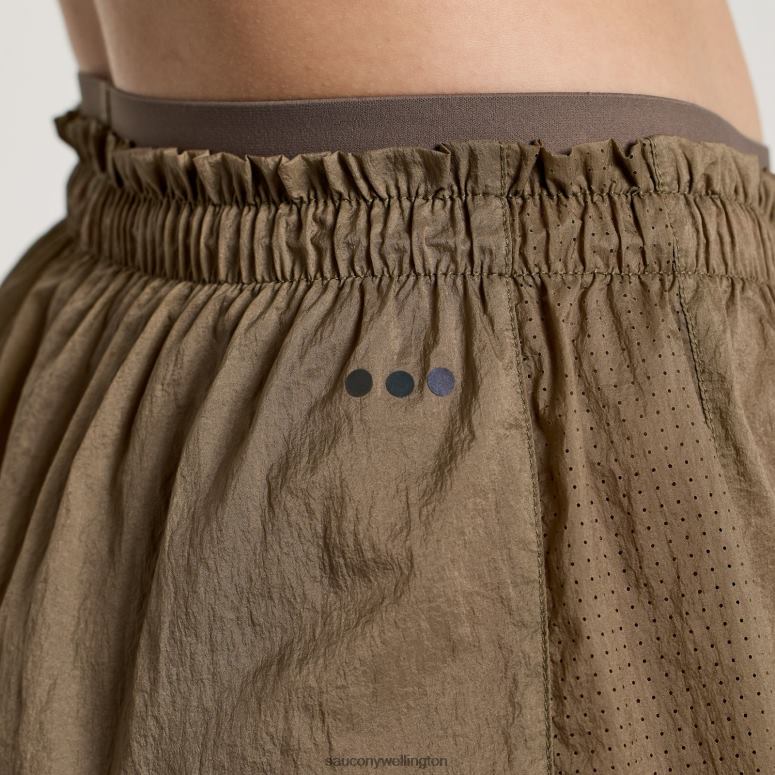 Saucony Women Elevate 4 2-in-1 Short Pewter 0066X823