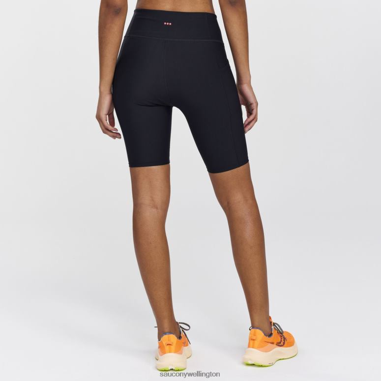 Saucony Women Fortify 8 Biker Short Black 0066X833