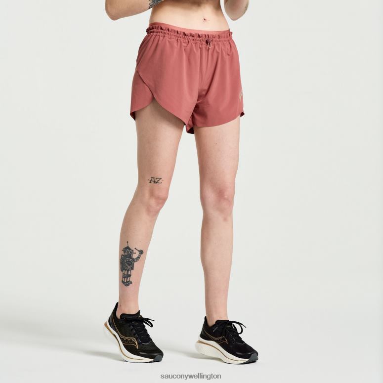 Saucony Women Pinnacle 2.5 Short Apple Butter 0066X844