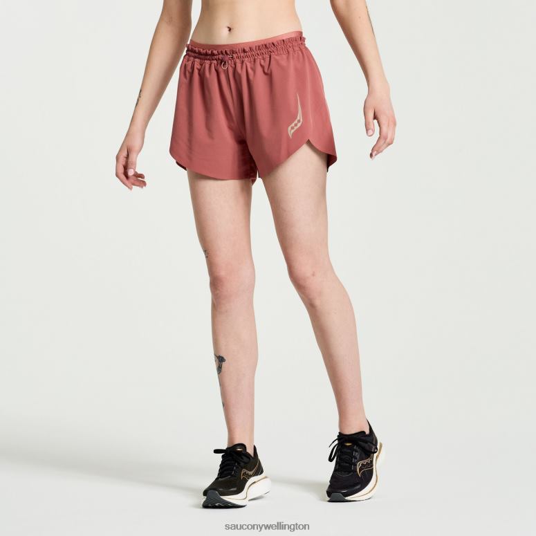 Saucony Women Pinnacle 2.5 Short Apple Butter 0066X844