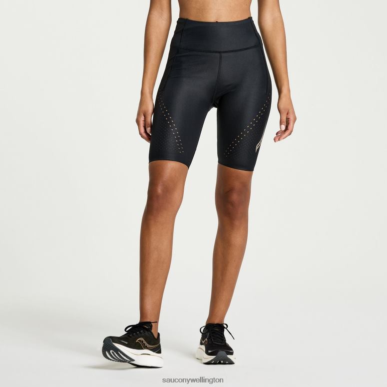Saucony Women Pinnacle 8 Tight Short Black 0066X846