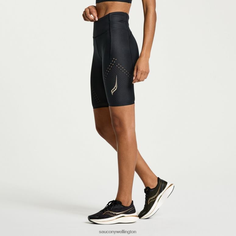 Saucony Women Pinnacle 8 Tight Short Black 0066X846