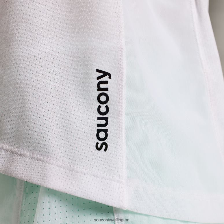 Saucony Women Elevate Tank Top White Tie-Dye Print 0066X751