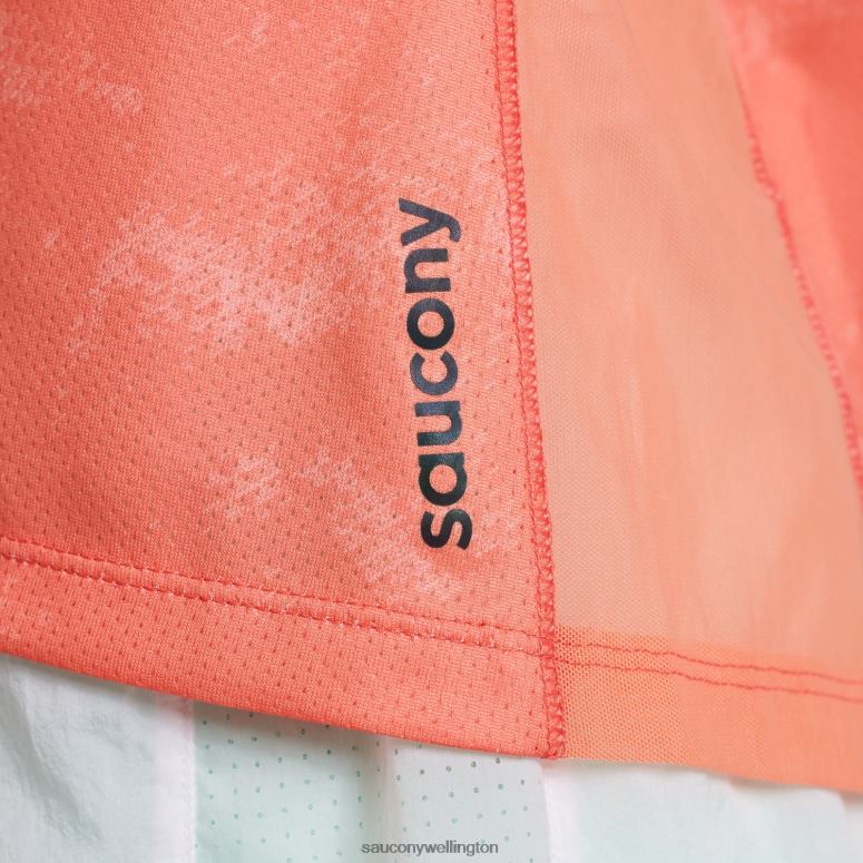 Saucony Women Elevate Tank Top Zenith Tie-Dye Print 0066X749