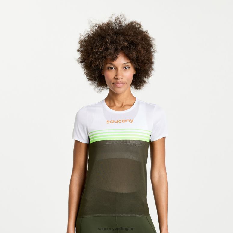 Saucony Women Elite Short Sleeve Umbra 0066X791