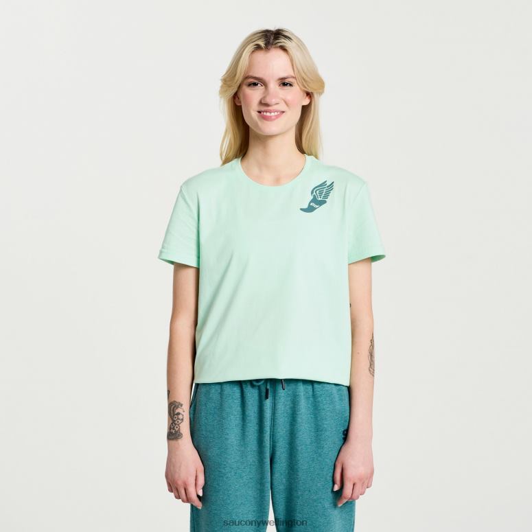 Saucony Women Rested T-Shirt Atmos Graphic 0066X784