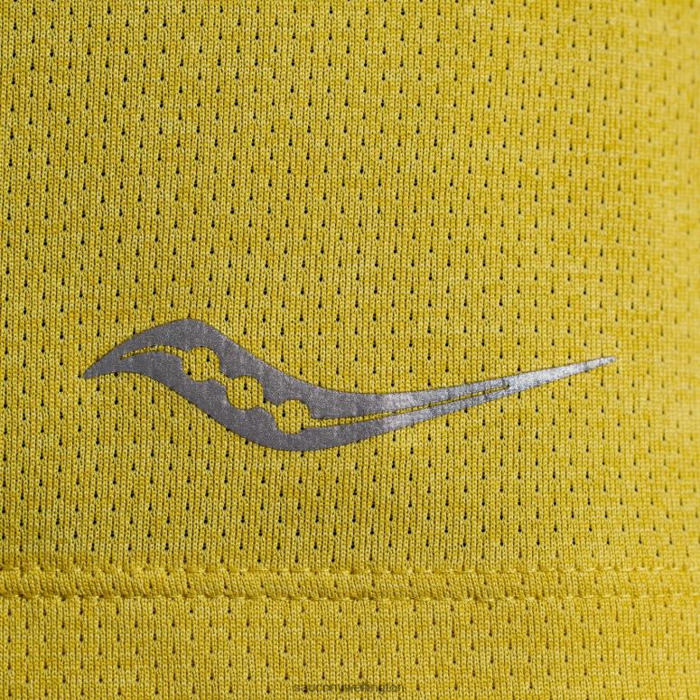 Saucony Women Stopwatch Graphic Short Sleeve Arroyo Heather Graphic 0066X737