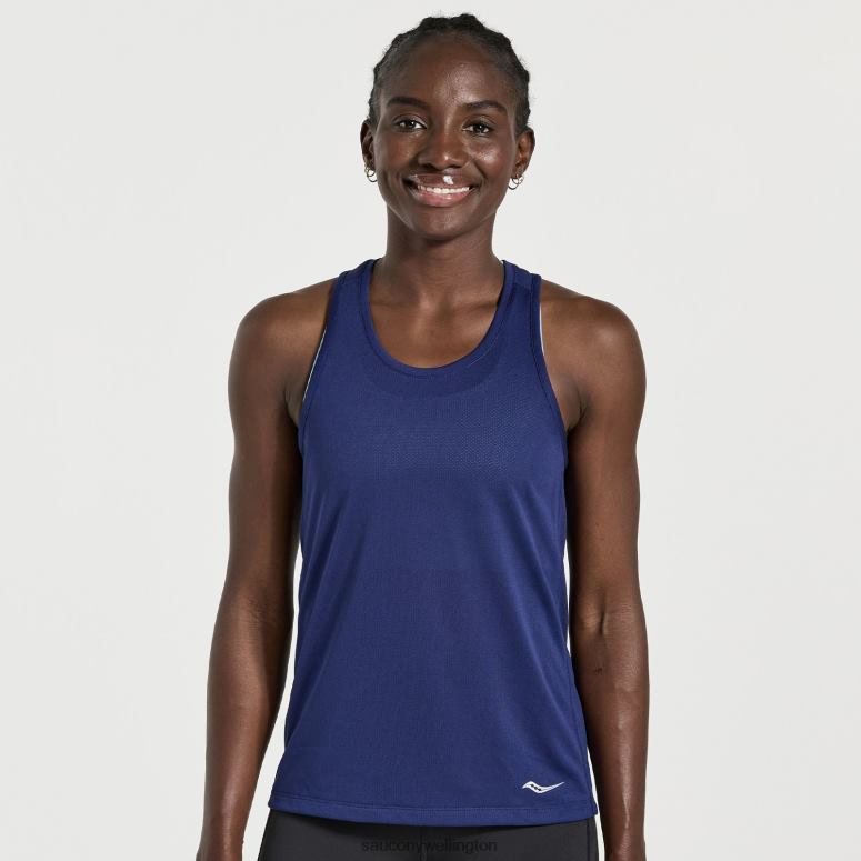 Saucony Women Stopwatch Singlet Sodalite 0066X721