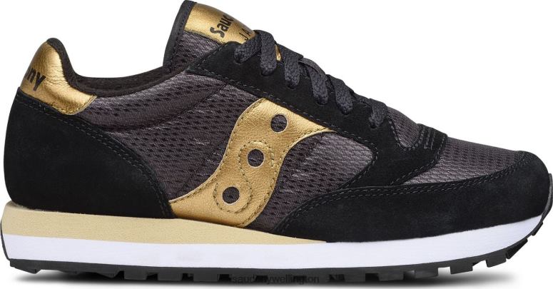 Saucony Women Jazz Original Black/Gold 0066X692