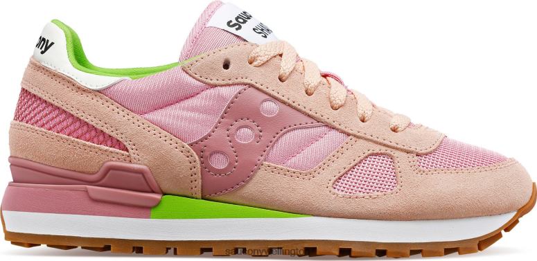 Saucony Women Shadow Original Sand/Pink 0066X681