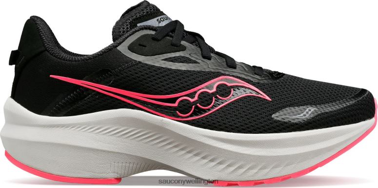 Saucony Women Axon 3 Black/ViZiPink 0066X609