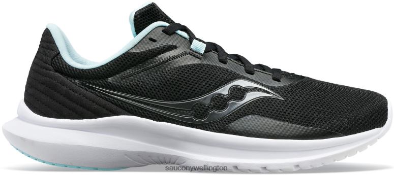 Saucony Women Convergence Black/Aqua 0066X583