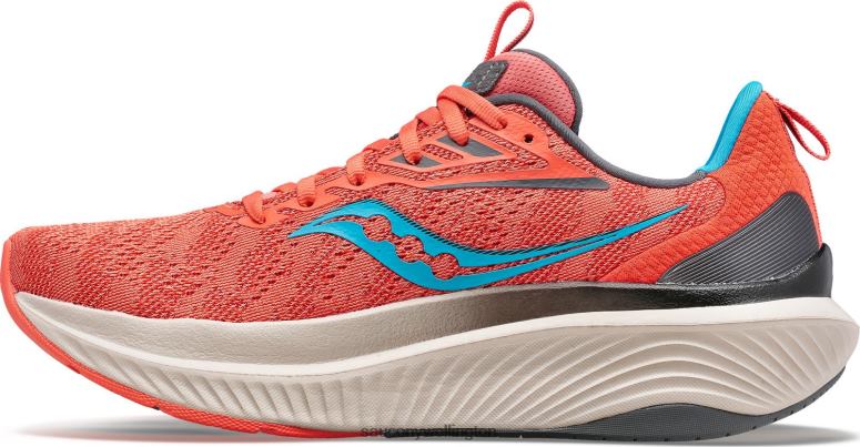 Saucony Women Echelon 9 Coral/Ocean 0066X626