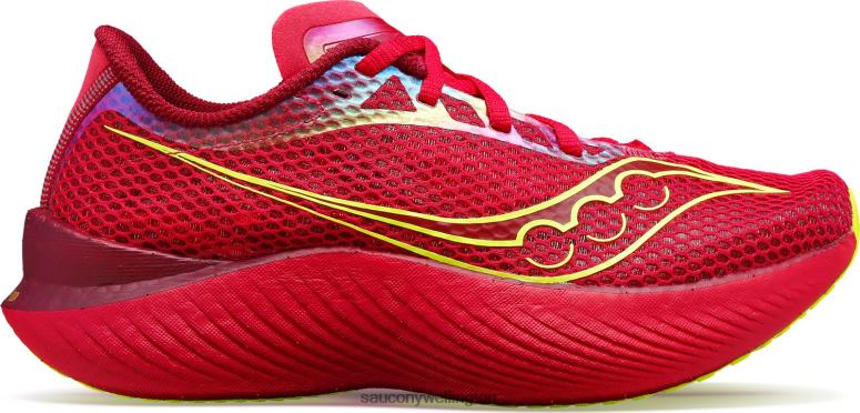 Saucony Women Endorphin Pro 3 Red/Rose 0066X549