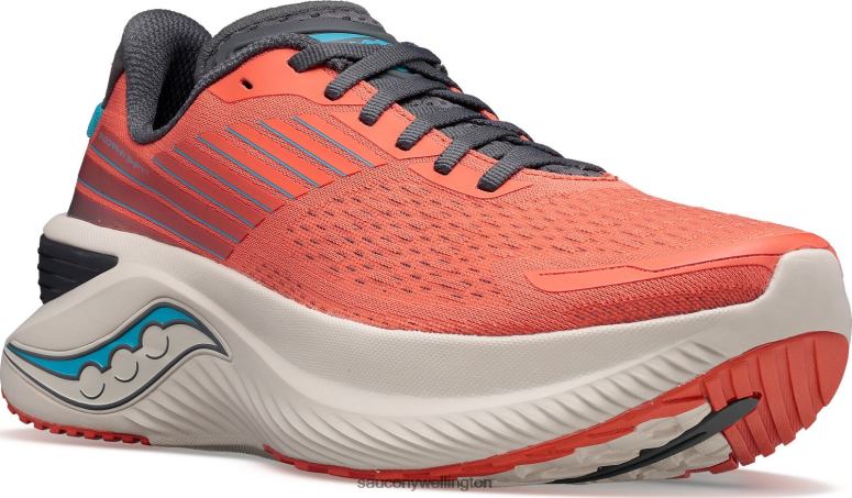 Saucony Women Endorphin Shift 3 Coral/Shadow 0066X636