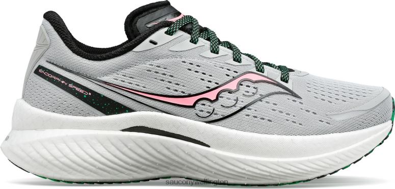 Saucony Women Endorphin Speed 3 Concrete/ViZi 0066X515