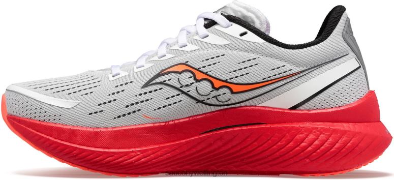 Saucony Women Endorphin Speed 3 White/Black/ViZiRed 0066X520