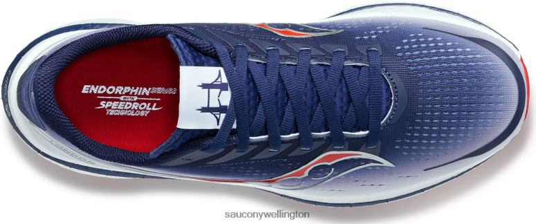 Saucony Women London Endorphin Speed 3 Navy/White 0066X596