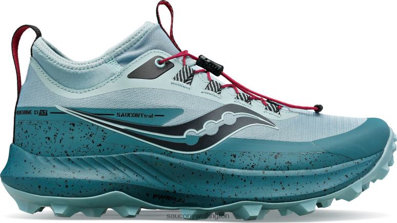 Saucony Women Peregrine 13 ST Mineral/Moss 0066X652