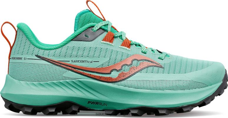 Saucony Women Peregrine 13 Sprig/Canopy 0066X544