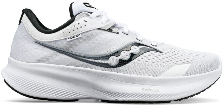 Saucony Women Ride 16 White/Black 0066X508