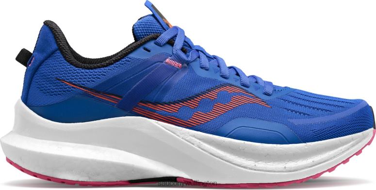 Saucony Women Tempus Blue Raz/Zest 0066X564